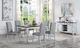 ACME Furniture Lanton Black Dining Table with Antique White Base-4