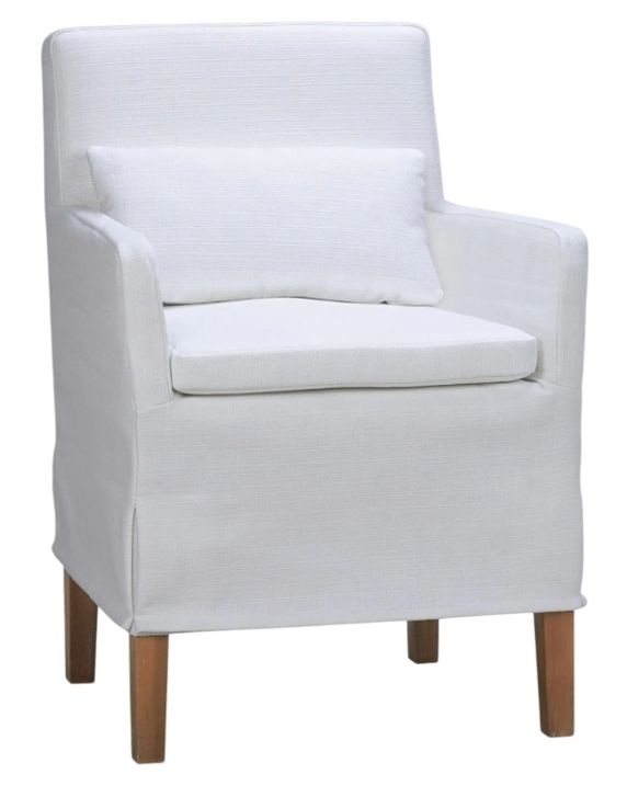Bramble Customizable Bilboa Slipcovered Arm Chair-0