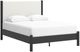 Signature Design by Ashley® Cadmori Black/White Queen Upholstered Panel Bed-1