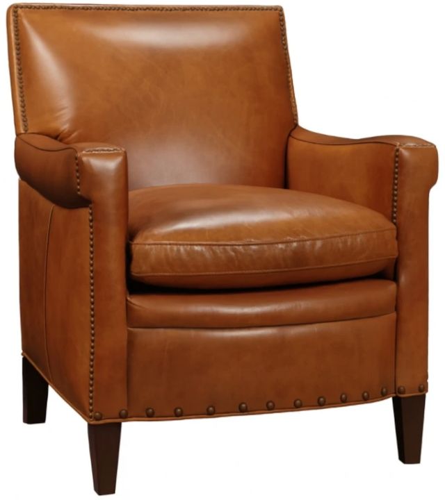 Hooker® Furniture CC Jilian Dark Natchez Brown Club Chair-0