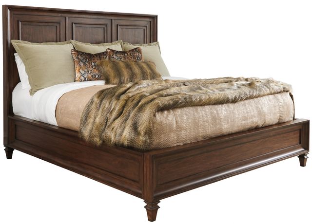 Lexington Home Silverado Walnut Creek Brown King Panel Bed-0