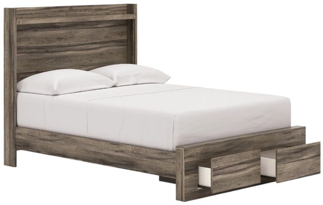 Signature Design by Ashley® Elbrim Brown Full Panel Storage Bed-4