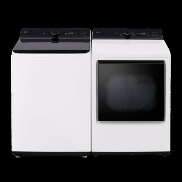 LG Alpine White Laundry Pair-0