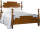 Durham Furniture Solid Accents Lodo Queen Cannonball Bed-0