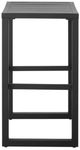 Linon Alora 2-Piece Black Aluminum Outdoor Barstool Set-4