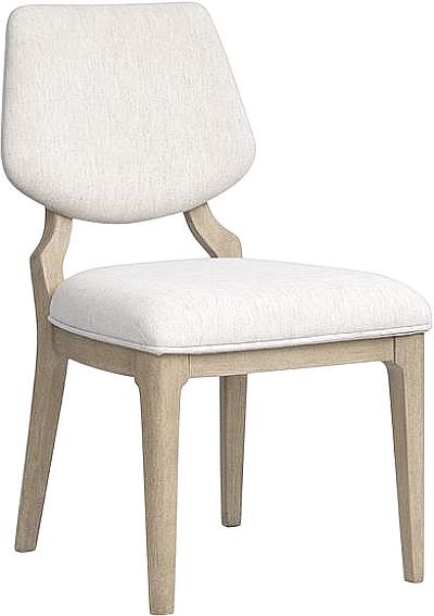 Magnussen Home® Sunset Cove Sanibel Brown Dining Side Chair with Upholstered Seat and Back-0