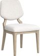 Magnussen Home® Sunset Cove Sanibel Brown Dining Side Chair with Upholstered Seat and Back-0