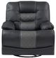 Homelegance® Fabian Dark Gray/Gray Swivel Glider Reclining Chair-2