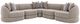 Bernhardt Sylvio Bernhardt Interiors 5-Piece Brown L-Shape Sectional-0