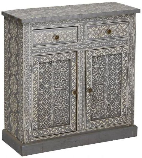 Jaipur Furniture Lahari Gray/White Cabinet-0