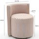 TOV Furniture Alyssa Beige/Brown Rolling Desk Chair-2