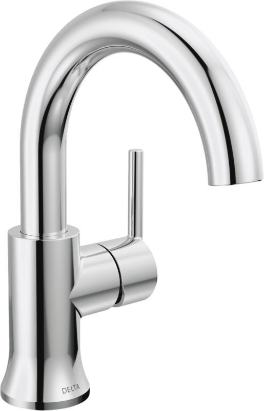 Delta Trinsic® Chrome 9" Single Handle Lever Bathroom Faucet-0