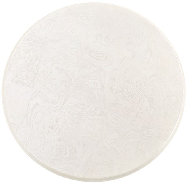 Michael Amini® La Terrazza Creamy Pearl Round Dining Table-2