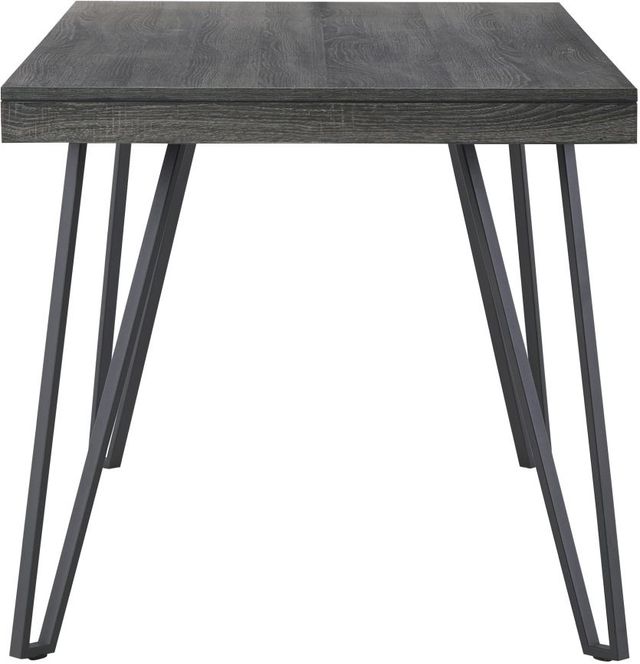 Signature Design by Ashley® Strumford Gray Dining Table with Black Metal Frames-2