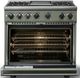 Viking® 7 Series 36" Eucalyptus Pro Style Dual Fuel Range with Griddle-1