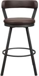 Homelegance® Appert Brown/Dark Gray Swivel Pub Height Chair-1
