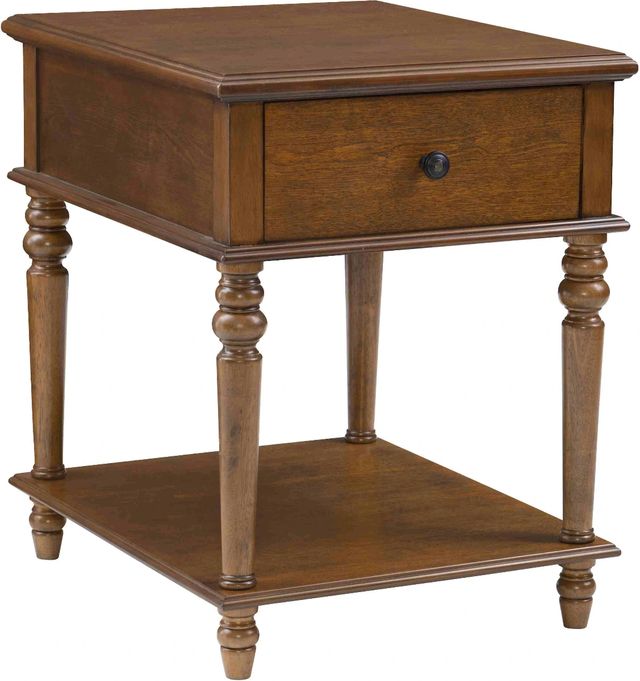 Powell® Pike Hazelnut Side Table-0