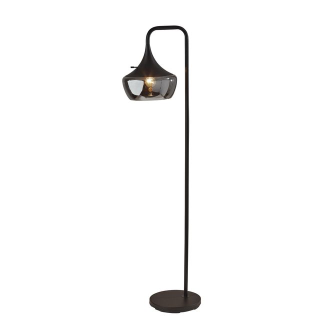 Adesso® Eliza Black LED Floor Lamp-0