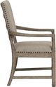 Magnussen Home® Claremont Smokey Taupe Dining Arm Chair with Upholstered Seat and Back-2