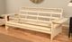 Kodiak Furniture Phoenix Suede Peat/Antique White Full Futon with Mattress-2