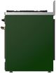 Ilve® Majestic III 30" Emerald Green Pro Style Dual Fuel Liquid Propane Range with Triple Glass Door and Burnished Trim-3