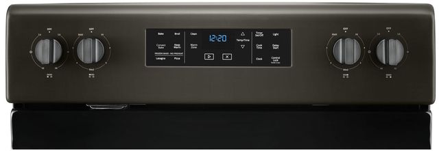 Whirlpool® 30" Black Stainless Free Standing Electric Range-2