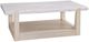 Bassett Mirror Newport White Rectangular Cocktail Table with Sunbleached Ash Base-0