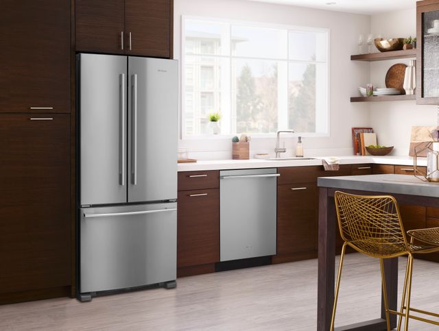 Whirlpool® 22.1 Cu. Ft. French Door Refrigerator-Fingerprint Resistant Stainless Steel-2