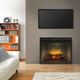 Dimplex® Revillusion Black 36'' Built-in Weathered Concrete Electric Firebox with Front Glass-3