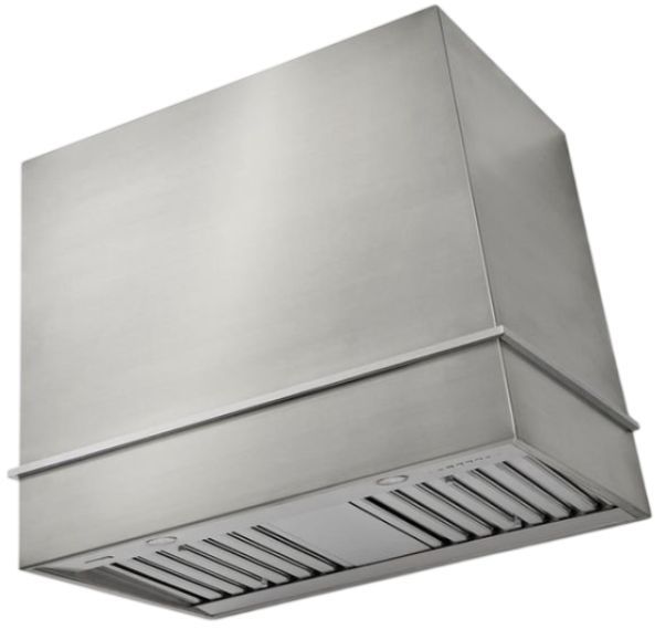 AGA Loge 36" Stainless Steel Wall Mounted Range Hood with Brushed Nickel Trim-0