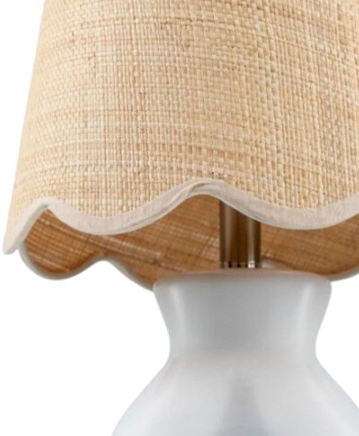 Surya Stella Glazed White 8" Table Lamp-1