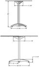 Amisco Customizable Billy Birch Veneer Bar Table-2