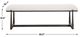 Uttermost® Midas Bronze/White Long Bench-4