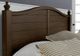 LM Co Home by Vaughan-Bassett Scotsman Molasses King Post Arched Bed with Post Plank Footboard-1