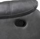 New Classic® Home Furnishings Morello Gray Dual Manual Reclining Sofa-5