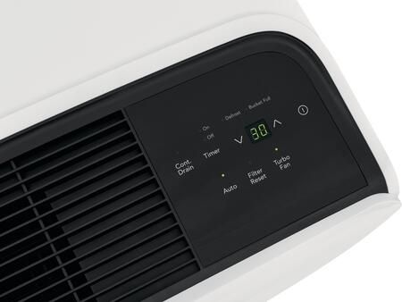 19" Dehumidifier with 60 Pint Daily Capacity, Washable Filter, Custom Humidity Control, and Automatic Shut Off in White-3