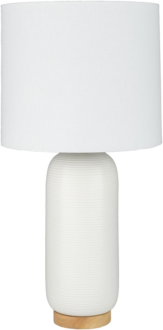 Surya Everly White Ceramic Table Lamp-0