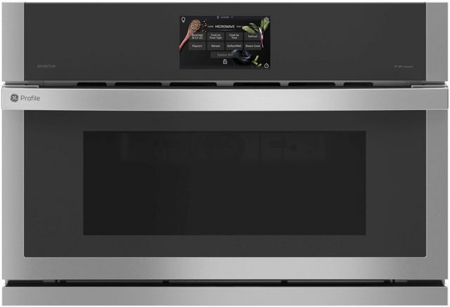GE Profile™ 1.7 Cu. Ft. Stainless Steel Built In Microwave Oven with Convection
