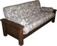 Best Craft Furniture Customizable OP150 Queen EZ Lounger Sofa with Oak Provincial Barn Wood Legs-0
