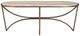 Furniture Classics Beale Marble Top Coffee Table with Gold Base-3