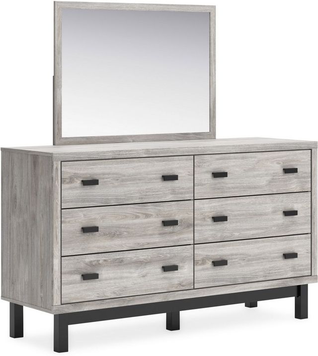 Vessalli Mirror - Gray Vessalli Mirror - Gray