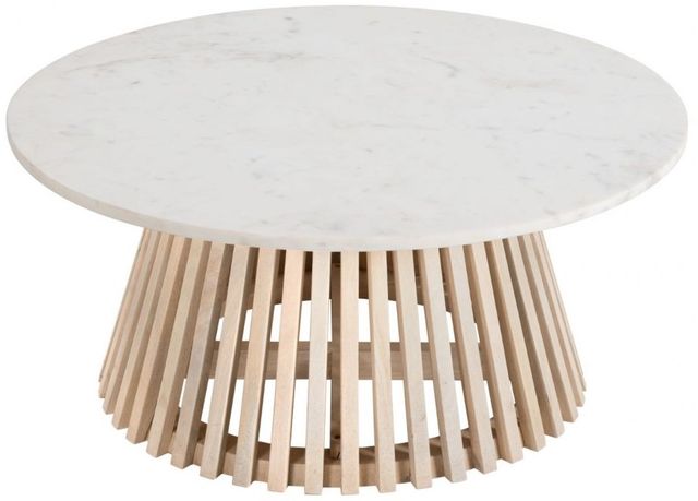 Zuo® Modern Mazara Natural/White Coffee Table-1