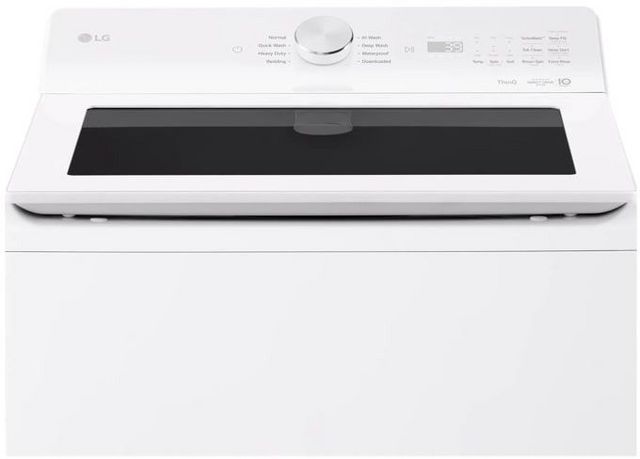 LG 5.0 Cu. Ft.  Alpine White Impeller Top Load Washer with EasyUnload™ & AI Sensing-3
