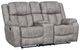 Albany Industries Lux Pewter Manual Reclining Console Loveseat-0