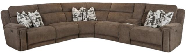 Southern Motion™ Customizable Country Club 6-Piece L-Shape Triple Power Headrest Reclining Sectional Sofa-0