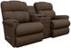La-Z-Boy® Pinnacle Espresso Manual Wall Reclining Loveseat with Console-0