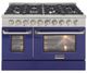 Kucht Professional KNG Series 48" Stainless Steel Pro Style Liquid Propane Gas Range with Blue Door-0