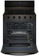 Whirlpool® 30" Black Stainless Steel Freestanding Gas Range-1