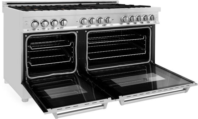 ZLINE 60" Stainless Steel Pro Style Dual Fuel Range-2
