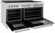 ZLINE 60" Stainless Steel Pro Style Dual Fuel Range-2